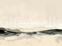 A high-quality serene ocean wall mural for walls.