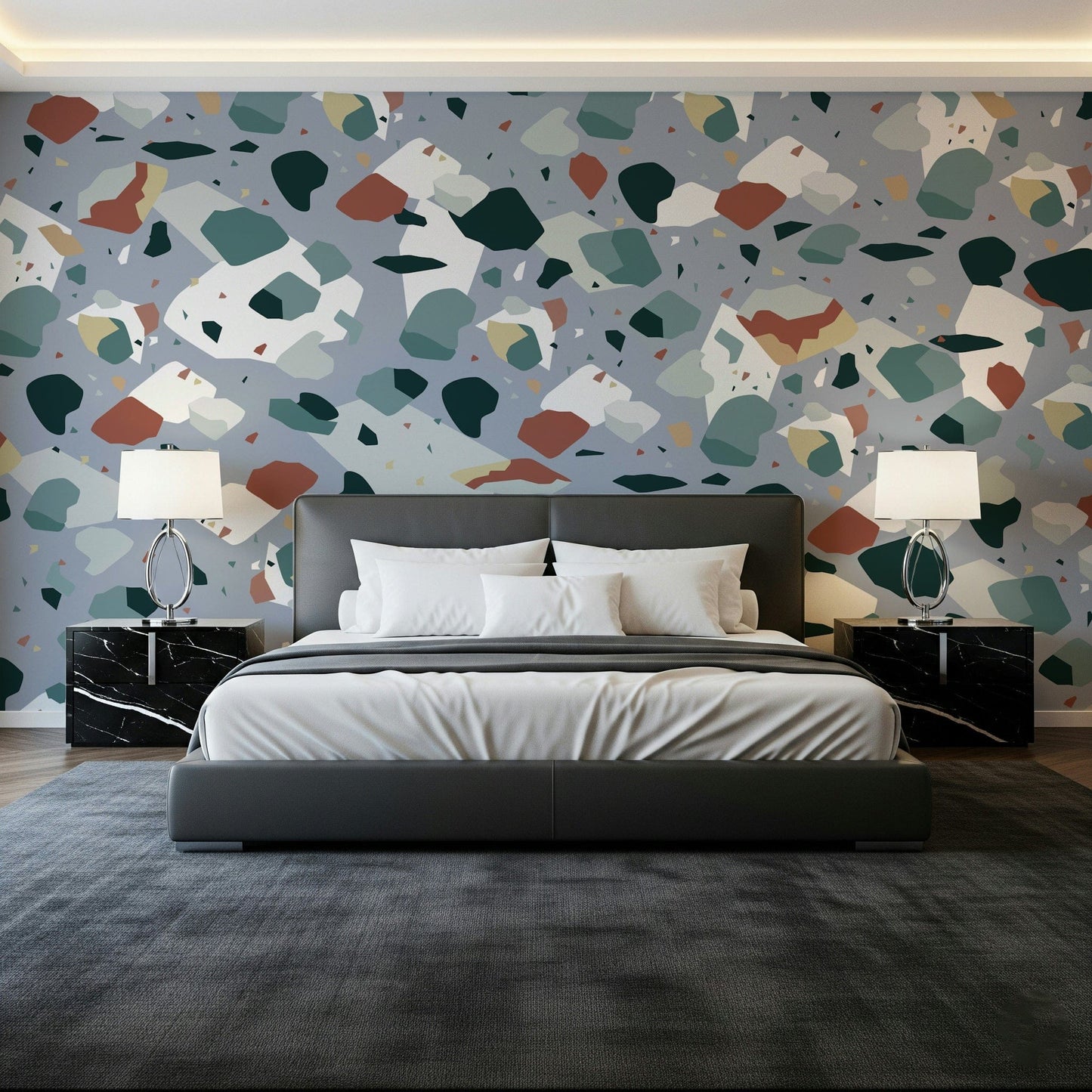 Confetti Stone Wall Mural