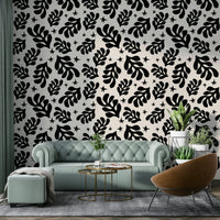 The room feels artistic and calm due to the elegant design.

