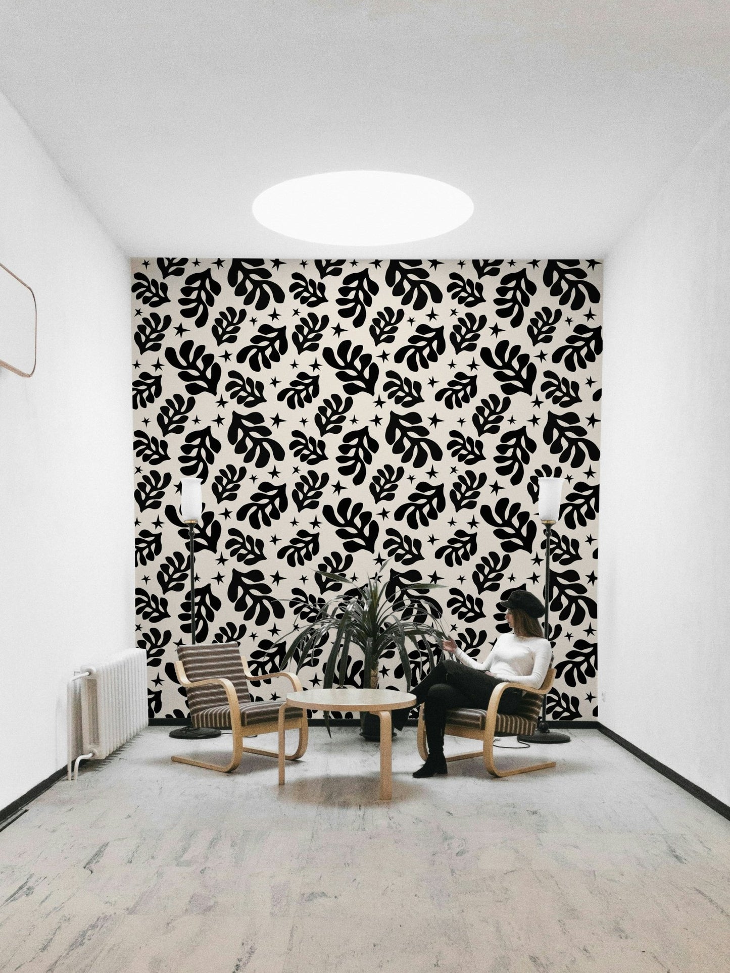 A large-scale art print with a minimalist aesthetic.


