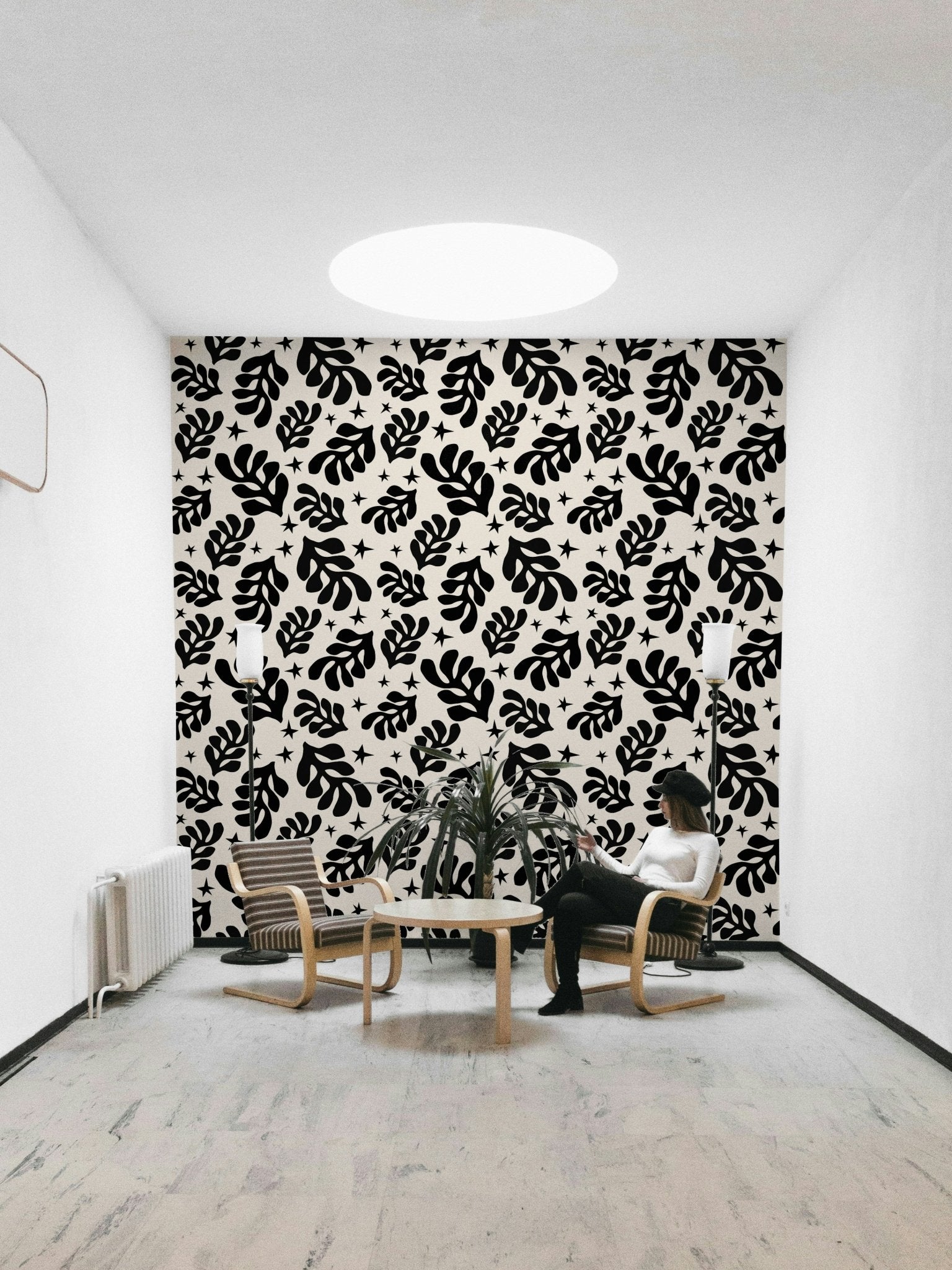 A large-scale art print with a minimalist aesthetic.

