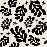 The Abstract Foliage mural makes a sophisticated and subtle statement.


