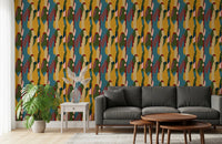 Abstract Harmony Geometry Shapes Wallpaper⁠