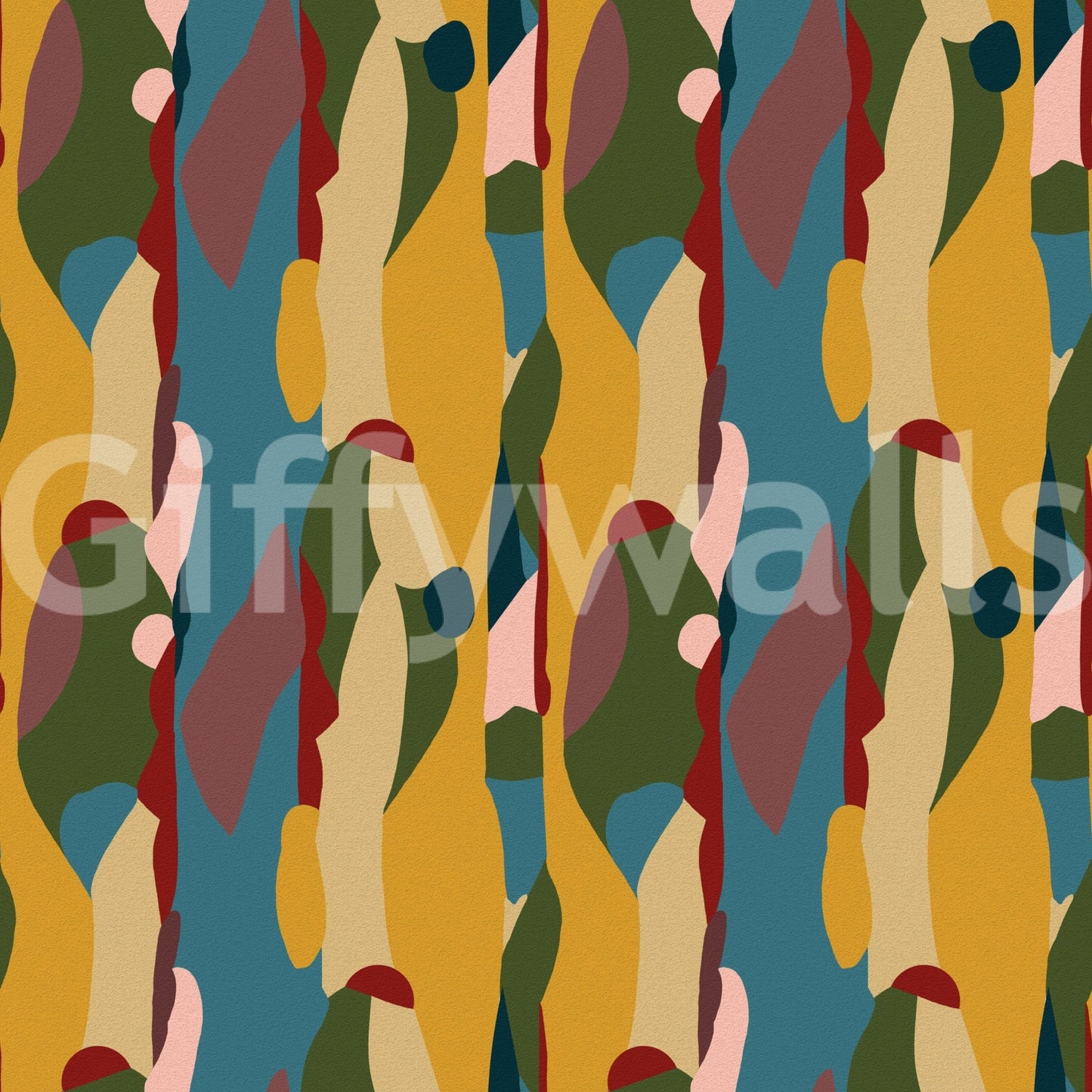 Abstract Harmony Geometry Shapes Wallpaper⁠