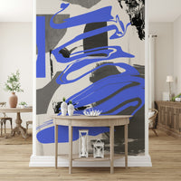 Ethereal abstract smoke and mirror blend, perfect for creative spaces