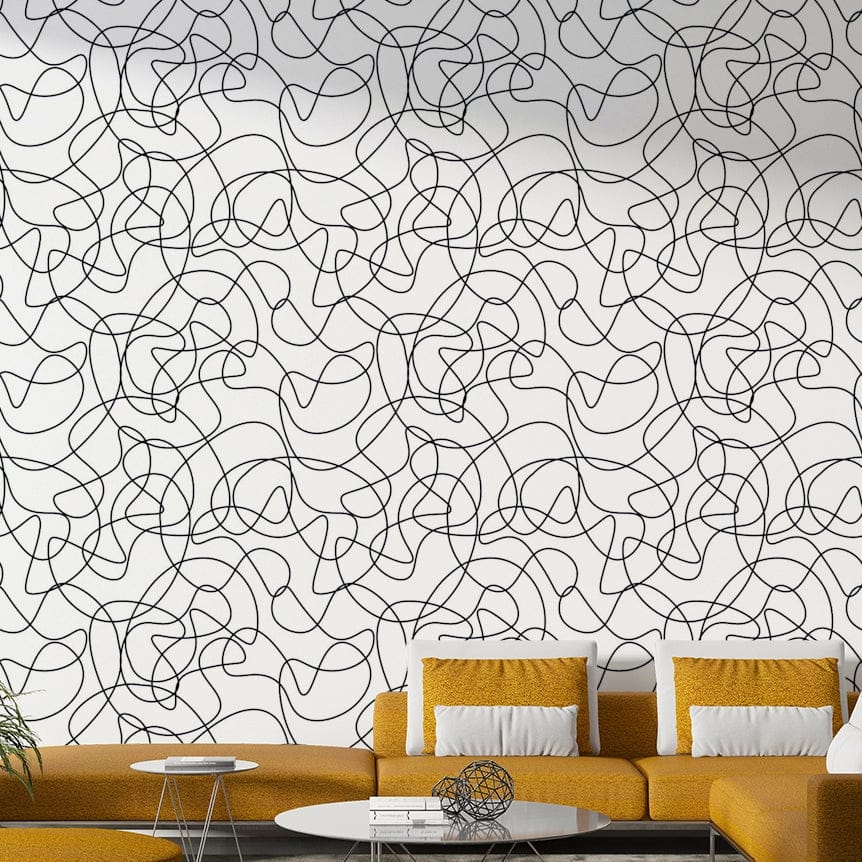 Simple geometric shapes wall decor

