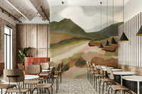 Easy install nature mural

