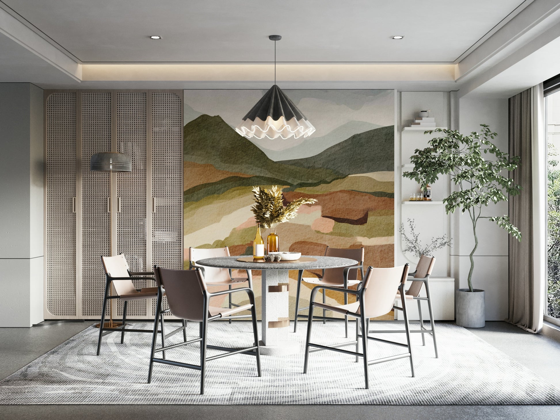 Durable abstract wallpaper

