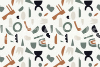 The style is a soft-focus illustration or a painterly design.

