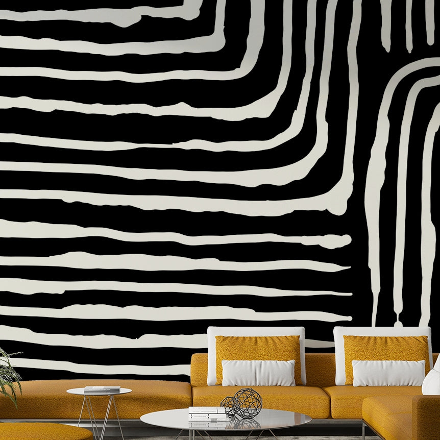 Abstract Stripe  Wall Mural