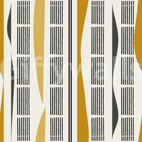 Bold and artistic abstract stripes and curves for feature walls

