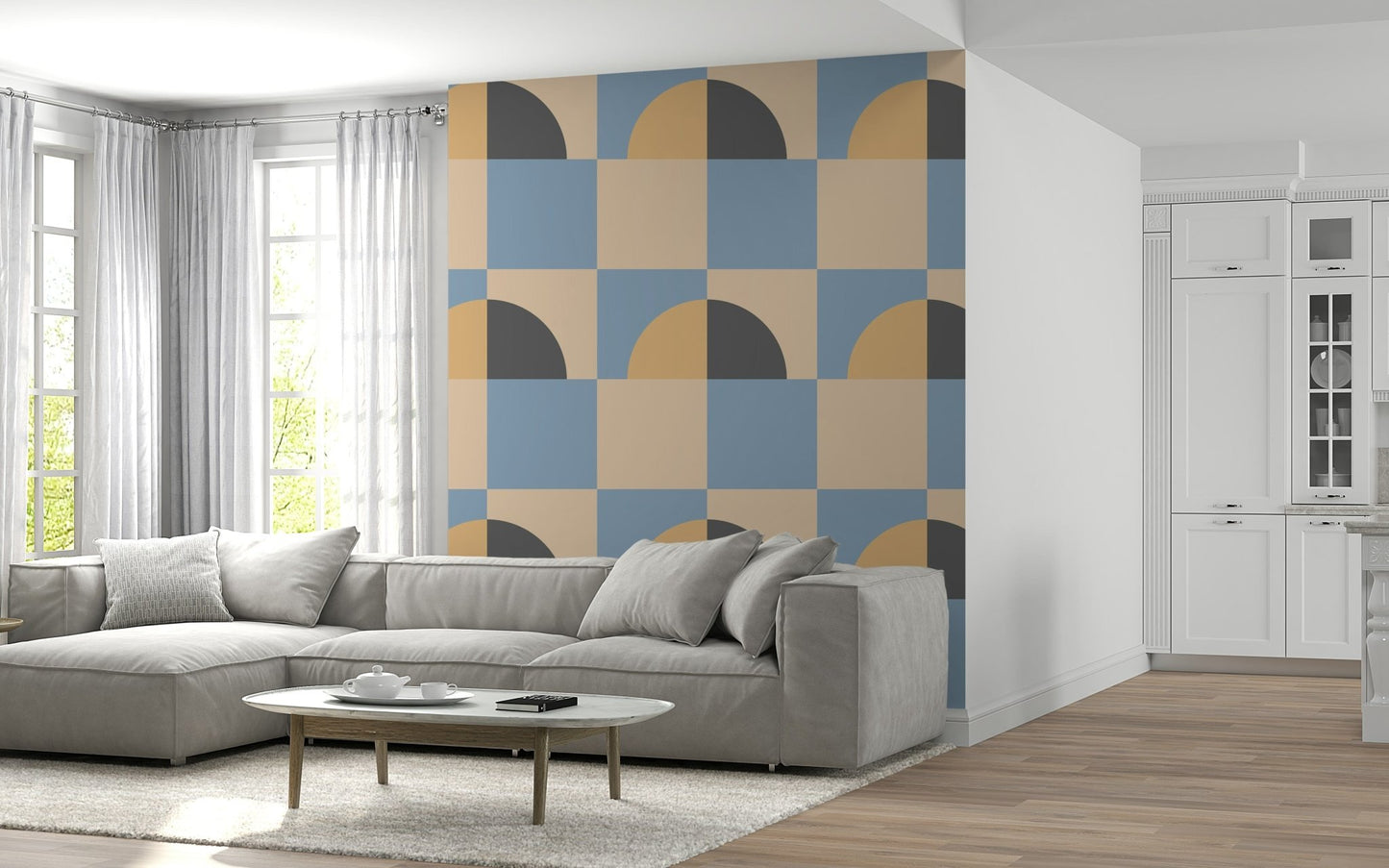 Abstract Sun and Sky Wallpaper⁠