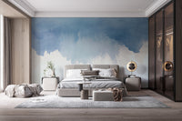 watercolor wallpaper for interiors