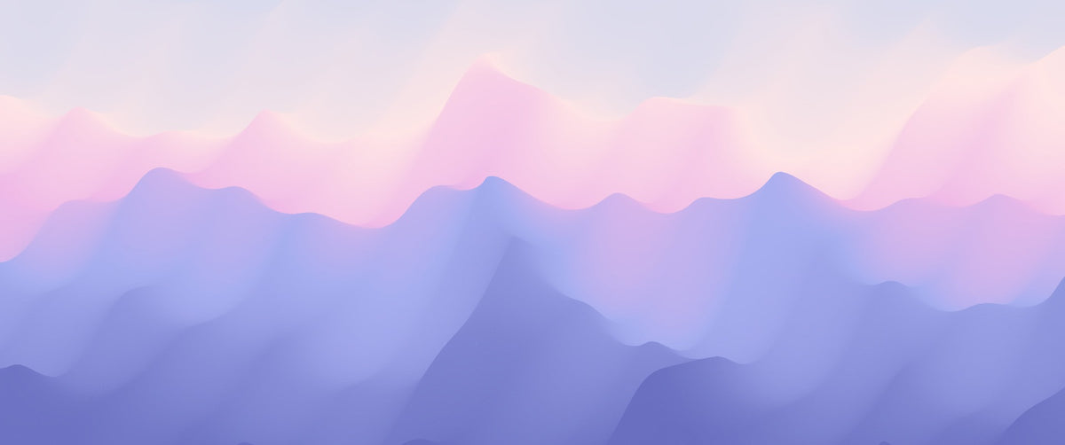 Pink & Purple Ombre Wallpaper Mural in your room