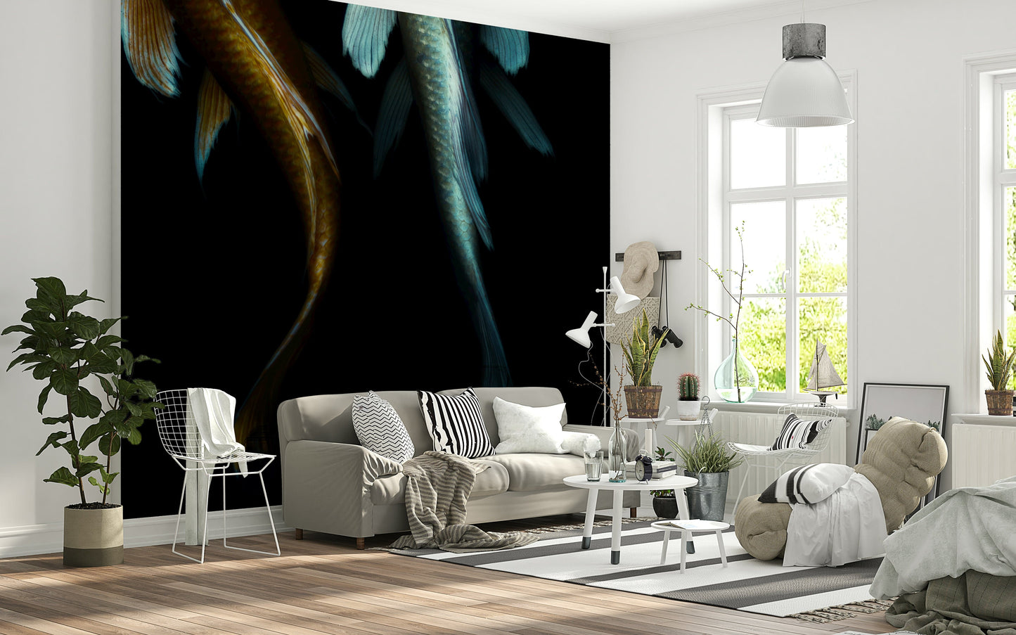 Abyssal Koi Wall Mural -2544367