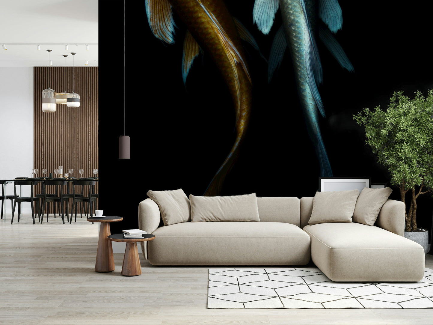 Abyssal Koi Wall Mural -2544367