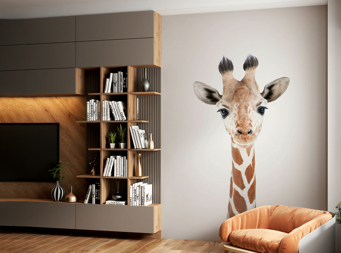 Baby Giraffe Wall Mural