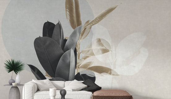 Alluring Dust Aesthetic wallpaper mural shown as a full feature wall that highlights the design