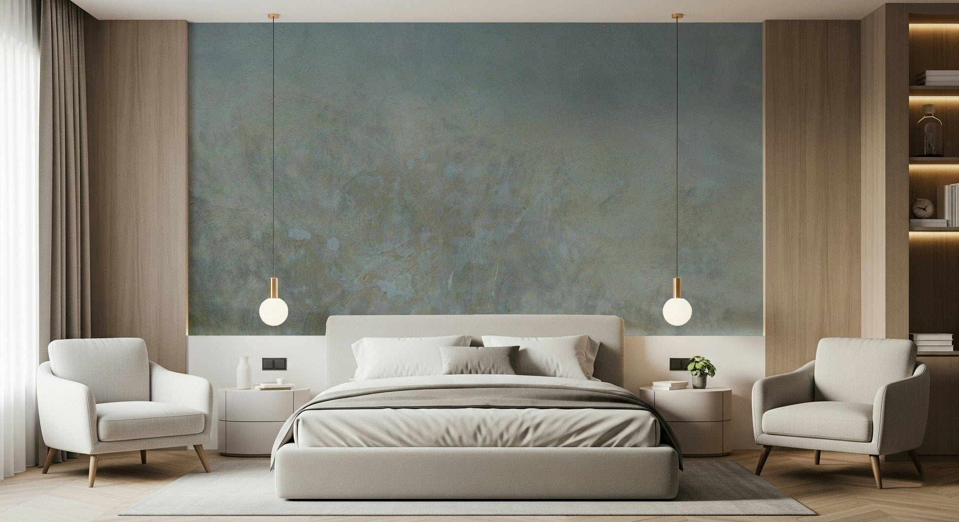 Worn Aged Wall Canvas wallpaper for distressed industrial design.