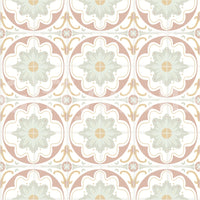 beautiful handmade tile look wallpaper

