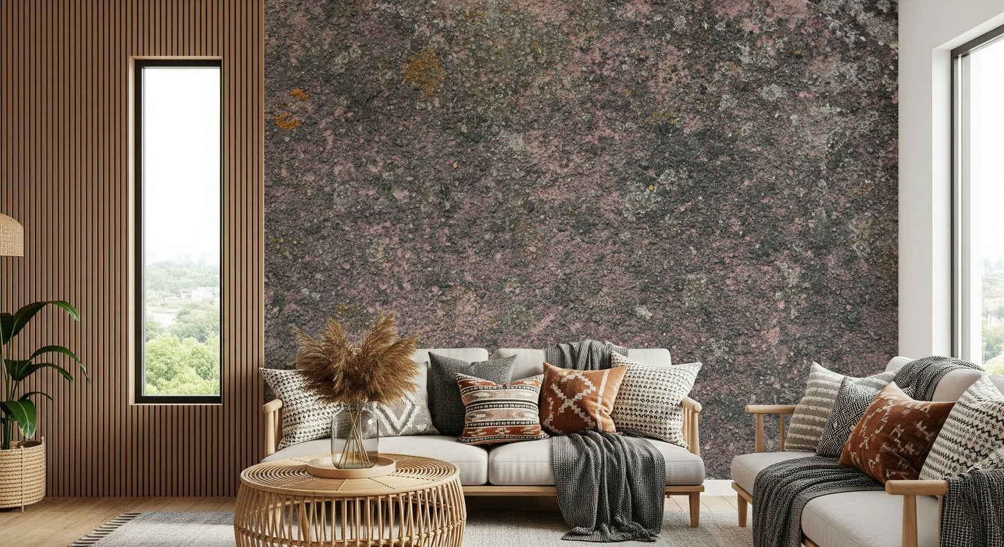 Decorative wall mural with layered soil textures and subtle color variations for warm, inviting interiors.