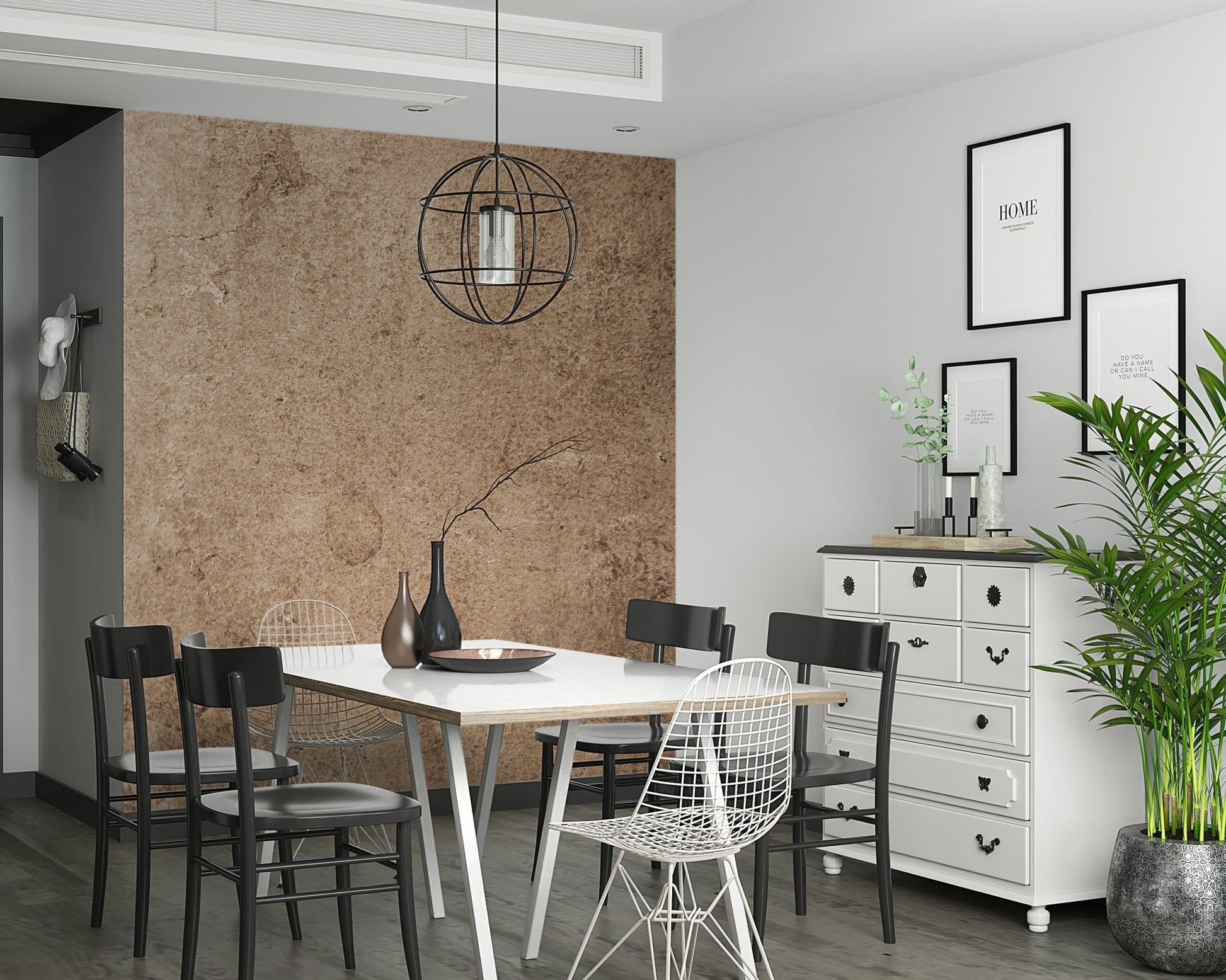 Rustic Peach Leather Wall Mural – Realistic aged leather finish in soft peach for a sophisticated, earthy atmosphere.