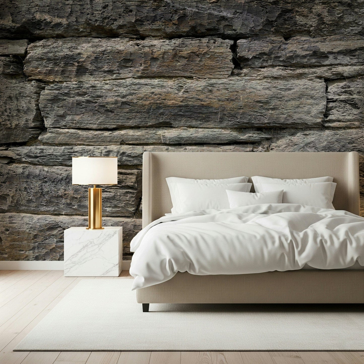 Aged Stone Wall Mural -2566573