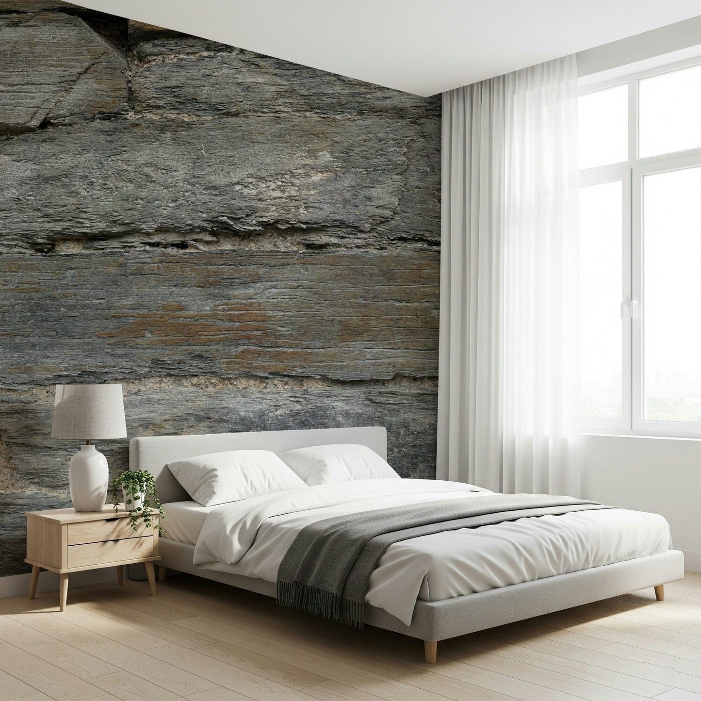 Aged Stone Wall Mural -2566588