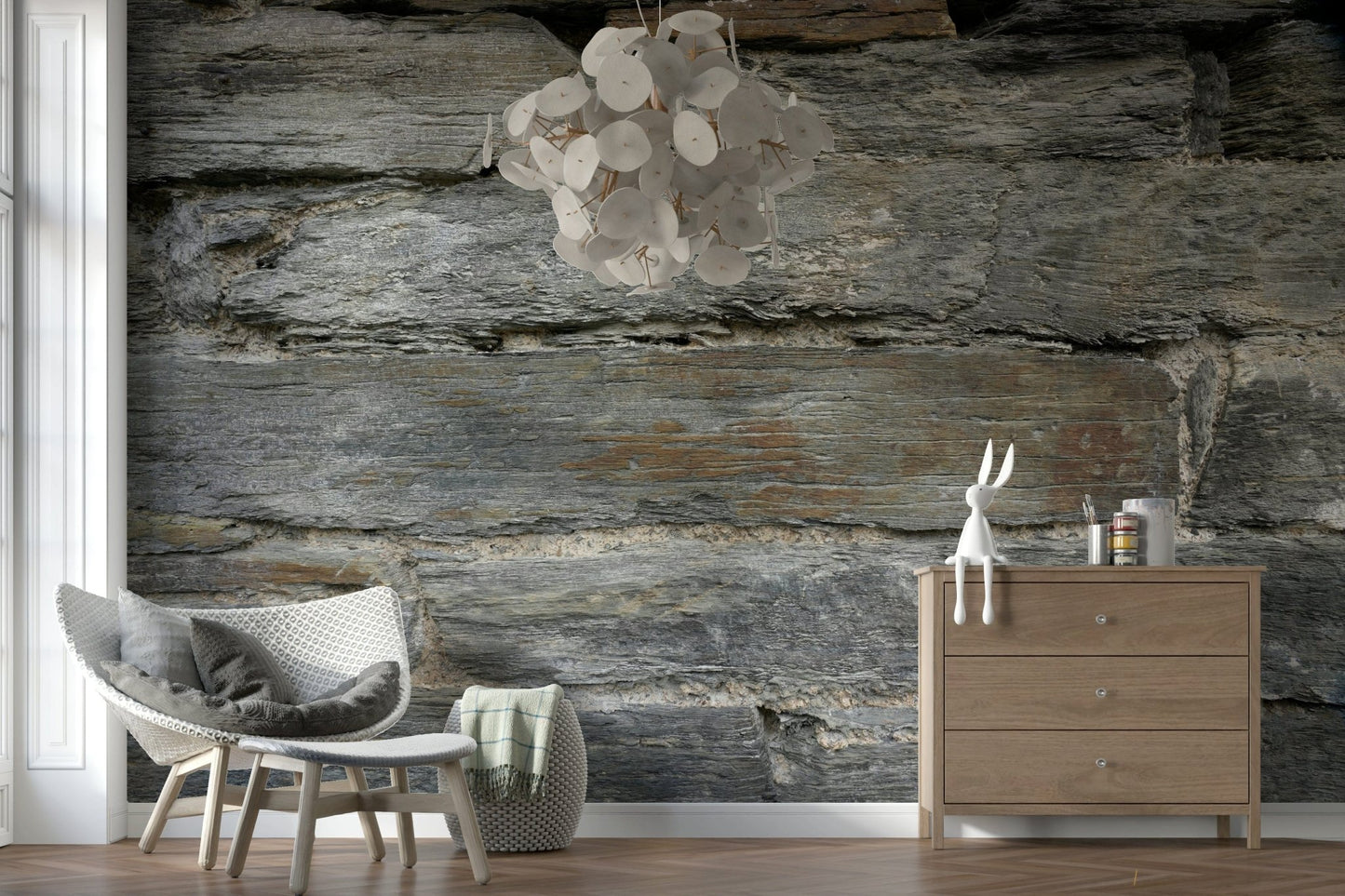 Aged Stone Wall Mural -2566588