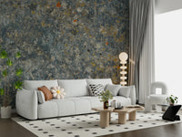 Aged Stone Texture Wall Mural — realistic weathered stone surface for classic interiors.