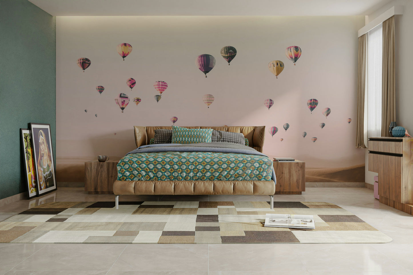 Air Balloons Wall Mural