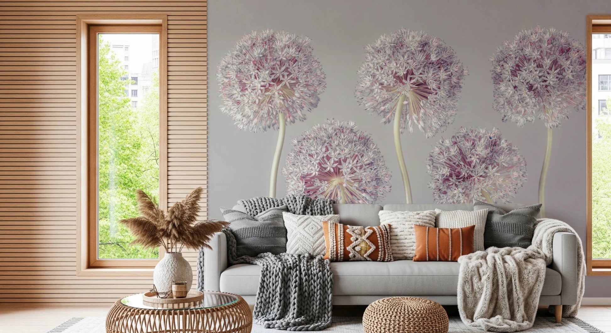 Allium Dreams Wall Mural