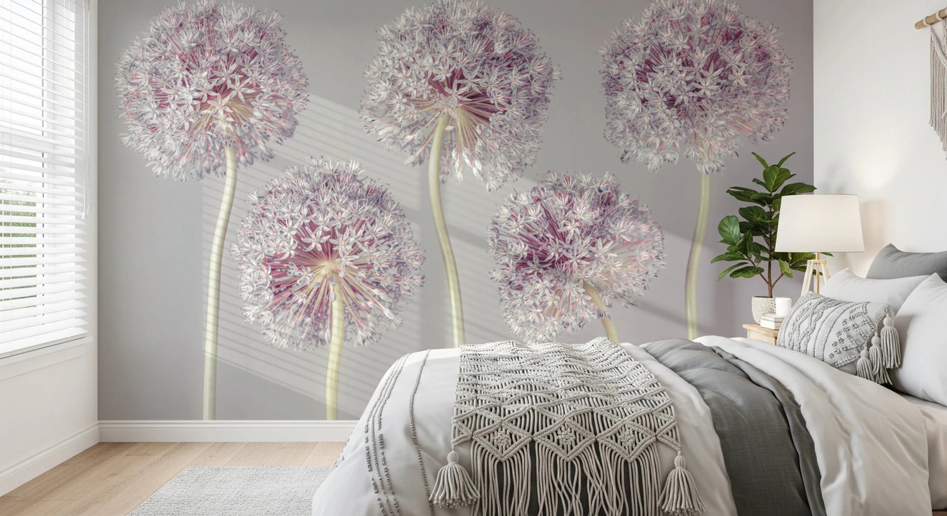 Allium Dreams Wall Mural