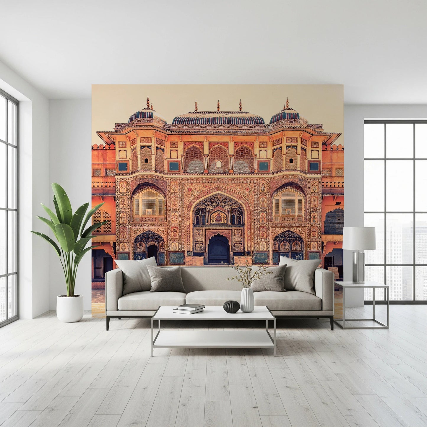 Amber Palace Grandeur Wall Mural