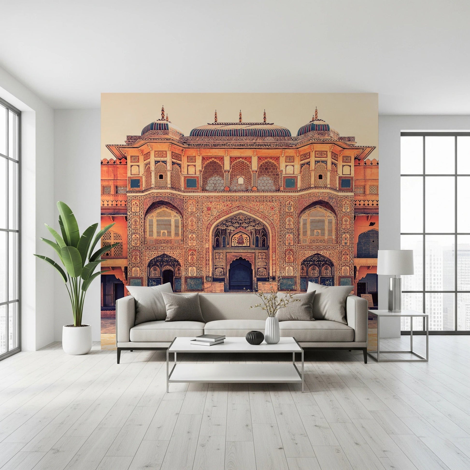 Amber Palace Grandeur Wall Mural