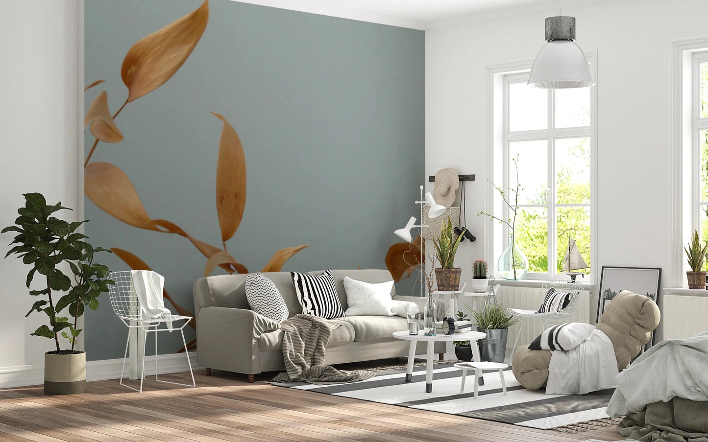 Amber Whispers Wall Mural