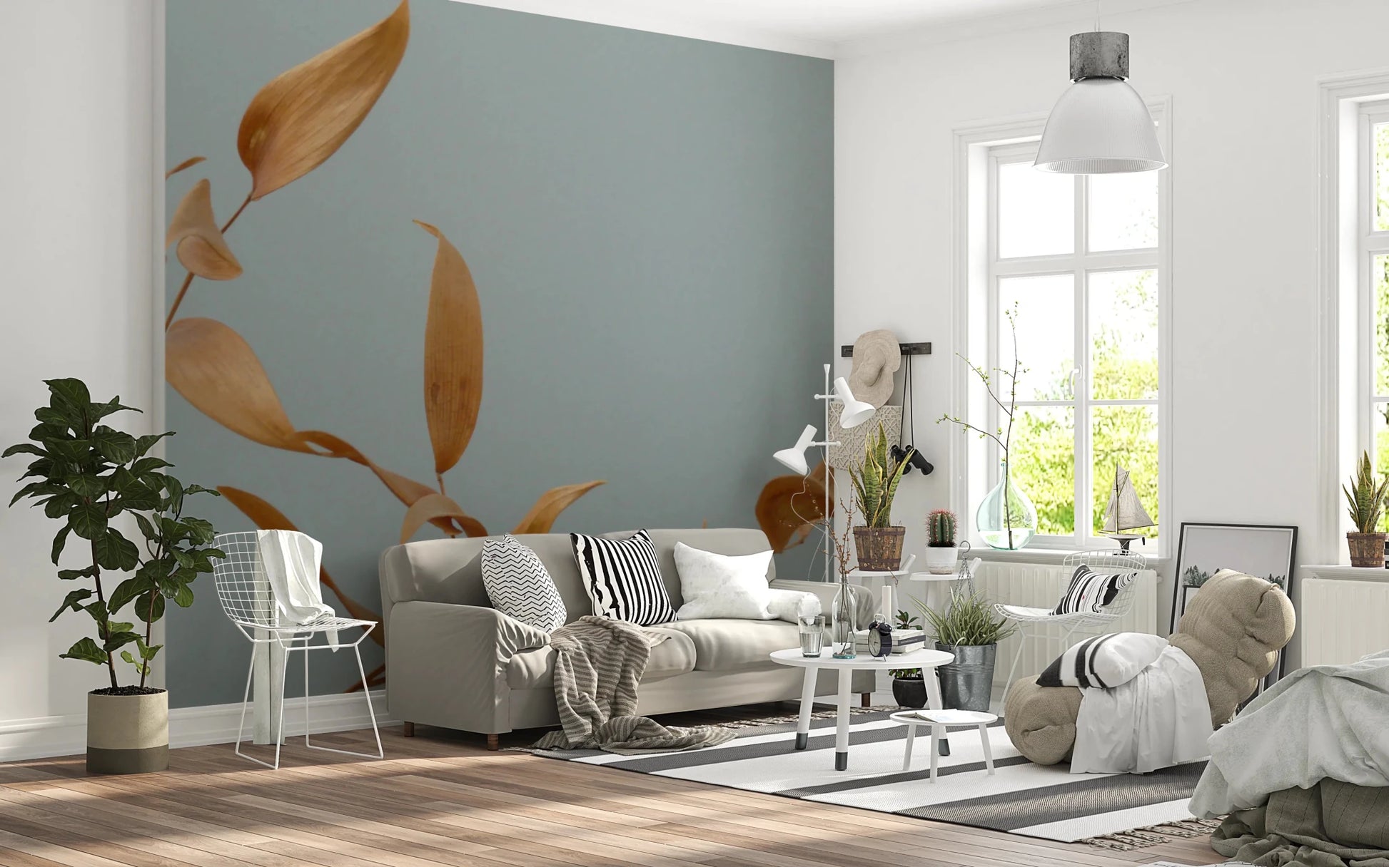 Amber Whispers Wall Mural