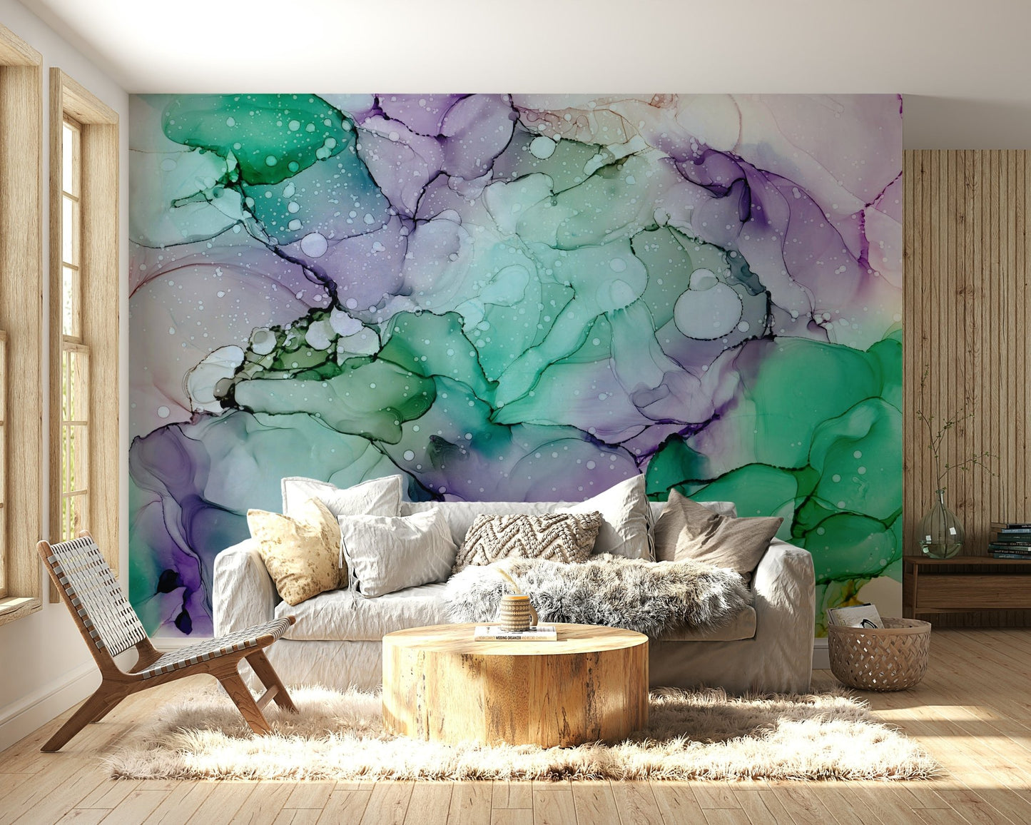 Stunning abstract design for artistic interiors

