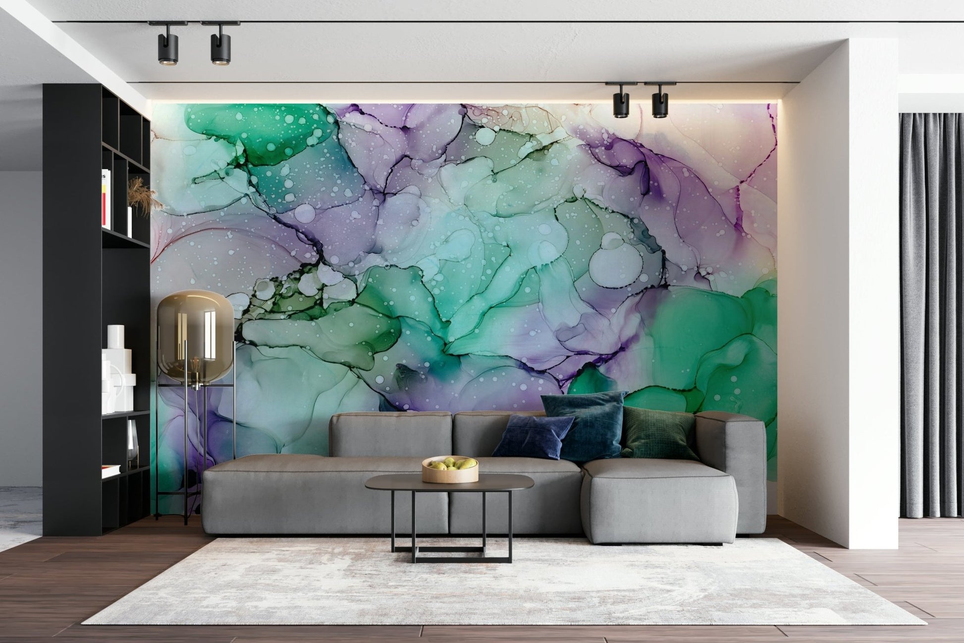 Perfect mural for creating a rich, elegant atmosphere

