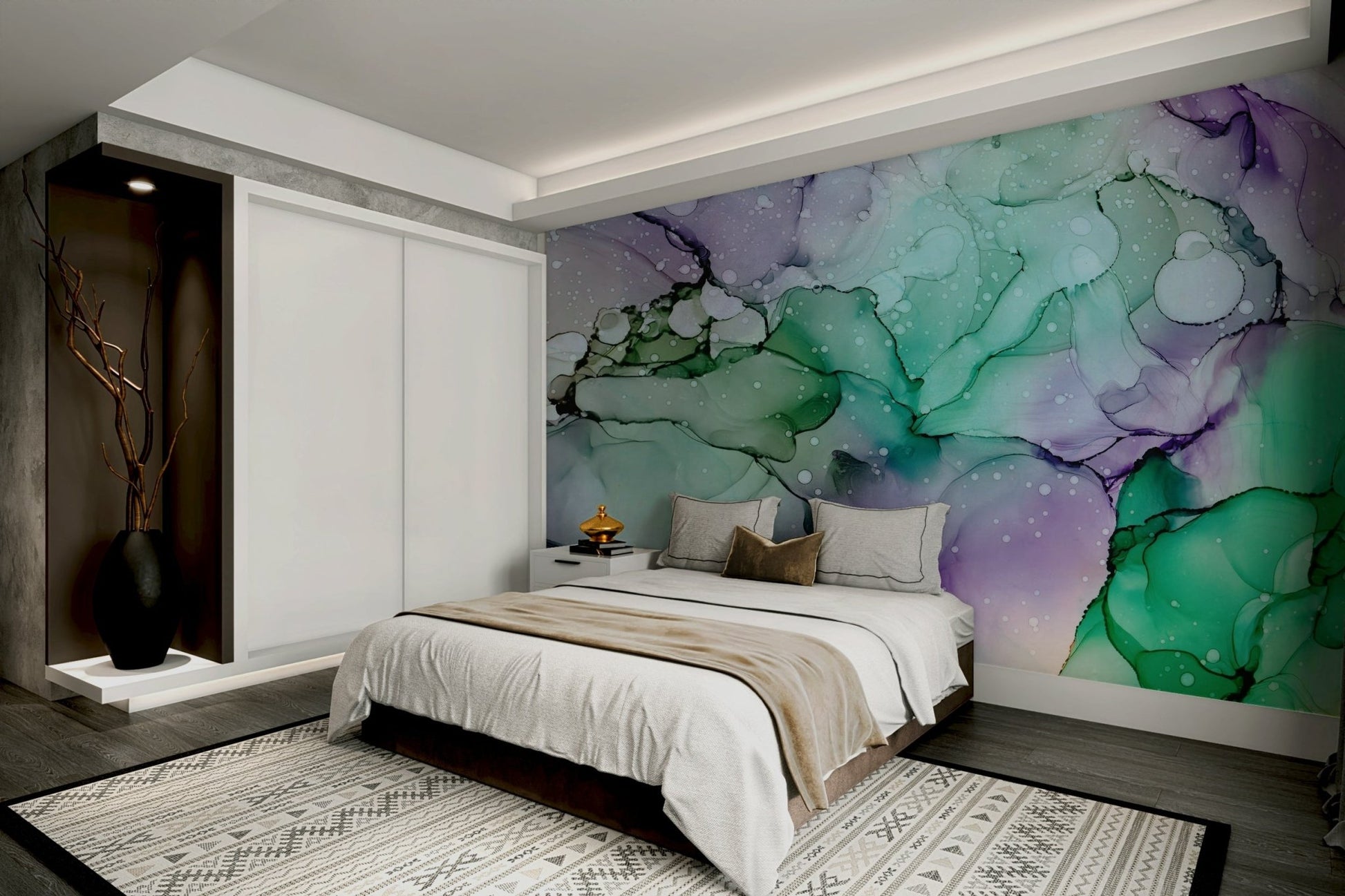 Amethyst crystal-inspired design for modern homes

