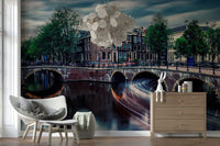 Amsterdam Canal Dreams Wall Mural
