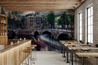 Amsterdam Canal Dreams Wall Mural
