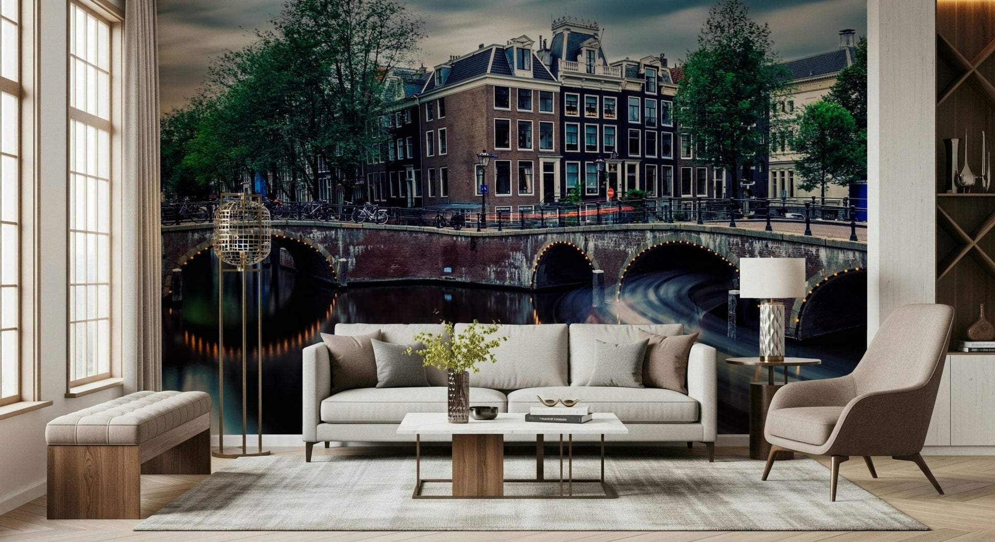 Amsterdam Canal Dreams Wall Mural