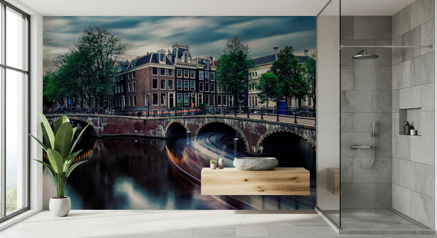 Amsterdam Canal Dreams Wall Mural