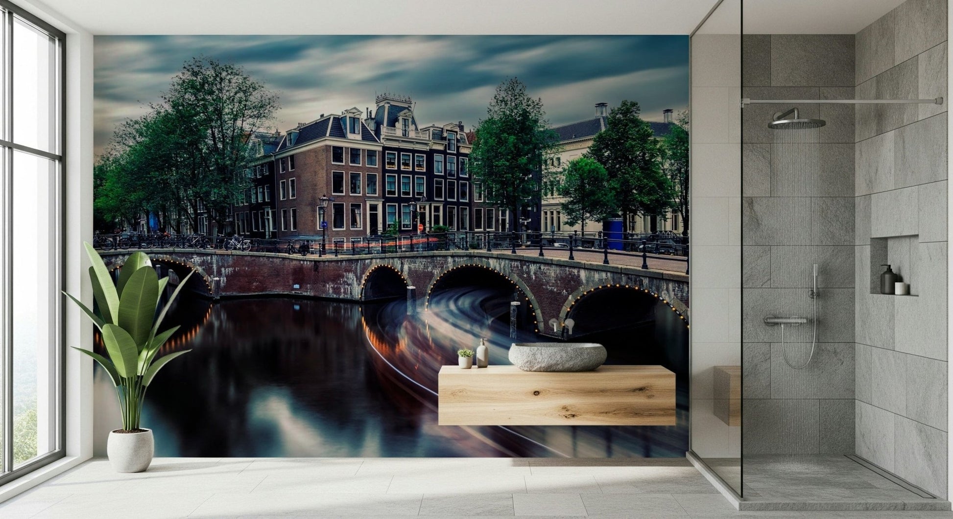 Amsterdam Canal Dreams Wall Mural