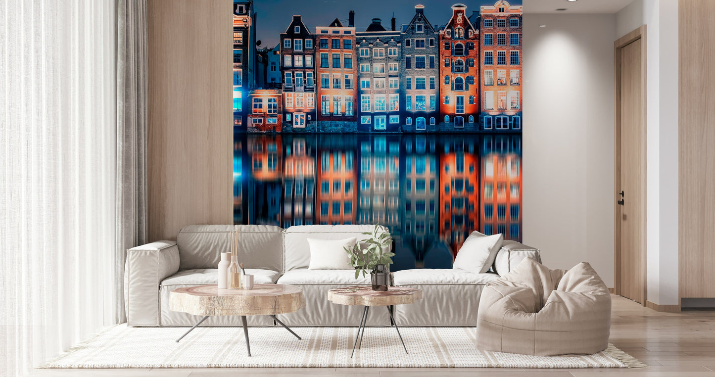 Colorful Amsterdam  Wall Mural