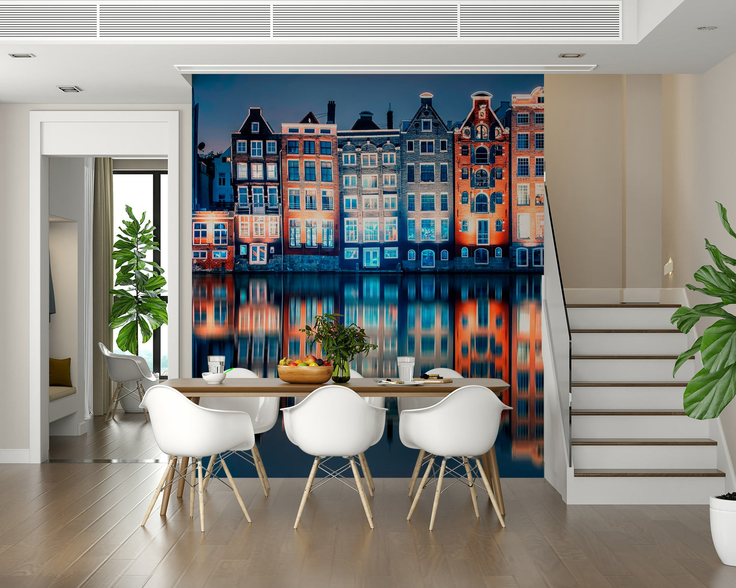 Colorful Amsterdam  Wall Mural