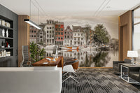 Primarily monochromatic image.

