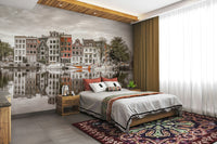 Amsterdam canal scene.

