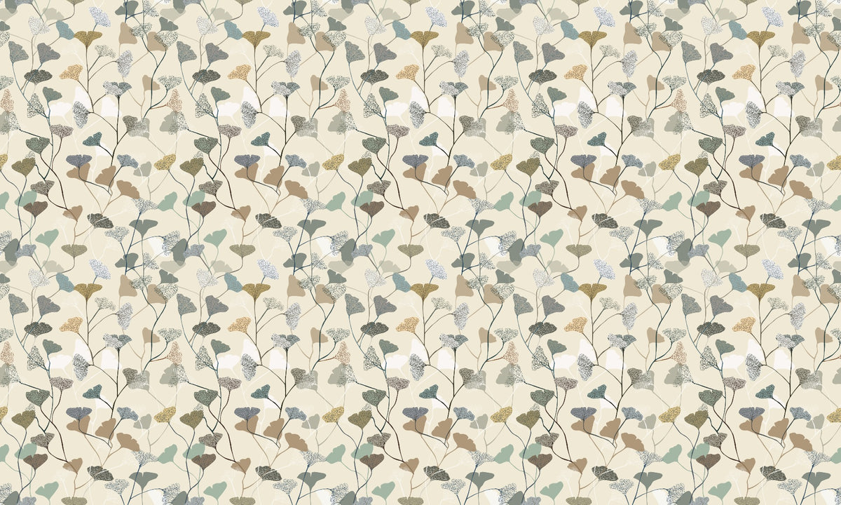 Ginkgo Leaves Pattern Wallpaper